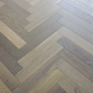 Smoke Grey – Engineered Oak Herringbone Flooring