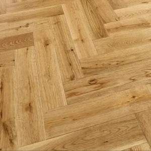 Natural Silk – Engineered Oak Herringbone Flooring