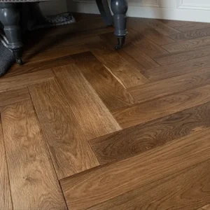 Deep Smoked – Engineered Oak Herringbone Flooring